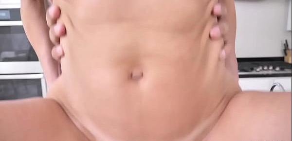 Stud pleasuring his hot and busty partner Brandi Love